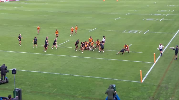 Eva Karpani with a Spectacular Try vs New Zealand Women