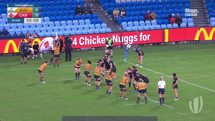 Naden gets the first try for 2024 | Wallaroos 2024