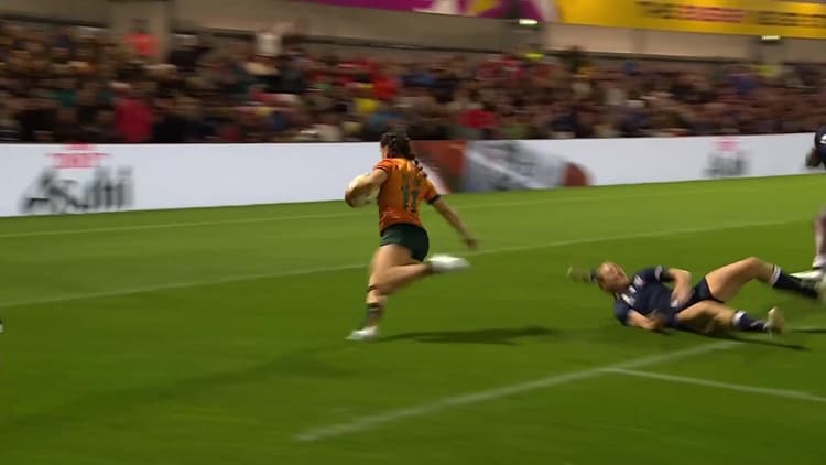 Desiree Miller with a Spectacular Try vs USA Women