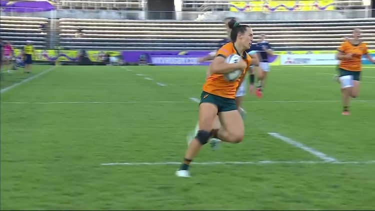 Maya Stewart with a Spectacular Try vs Scotland Women