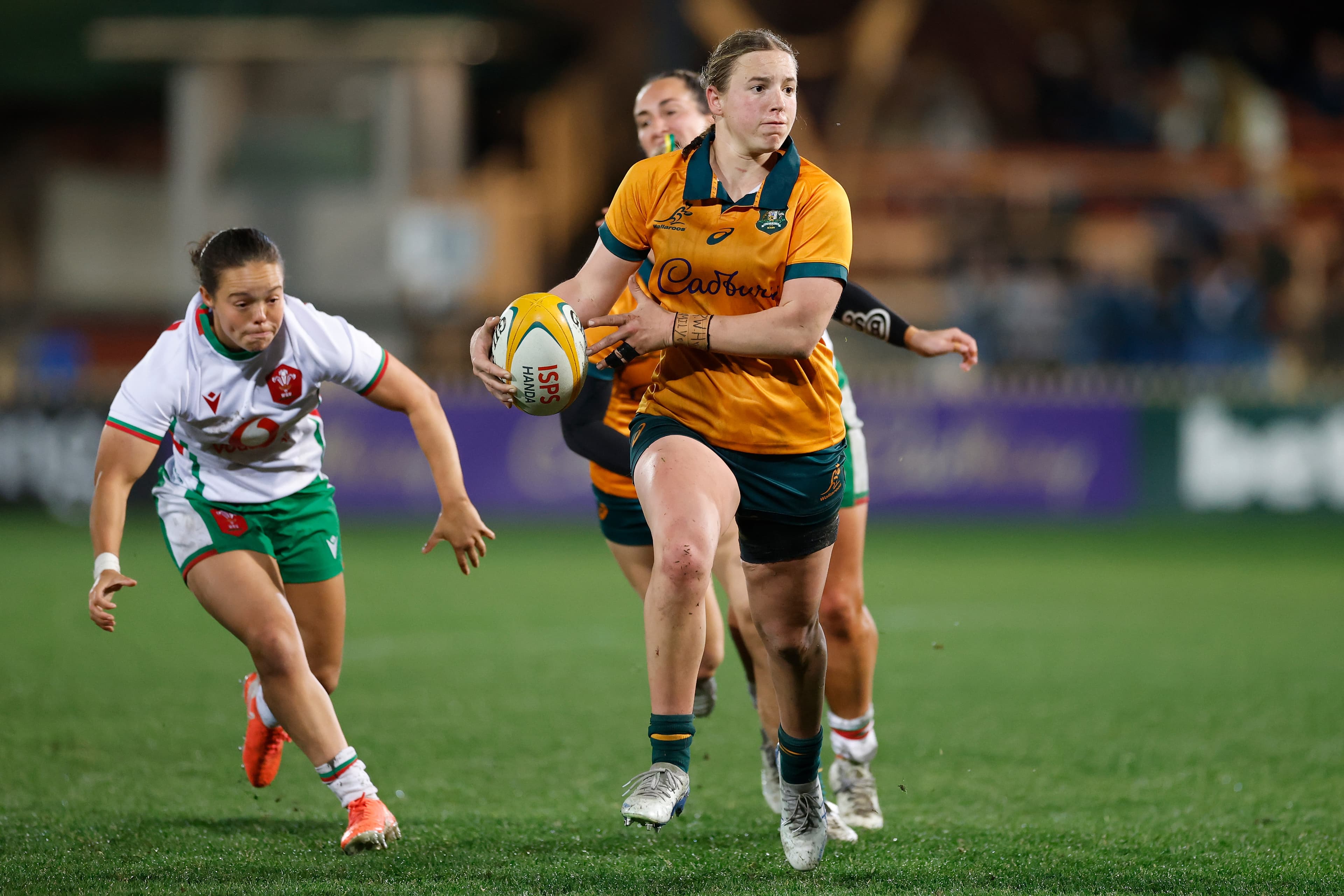 Caitlyn Halse has re-signed with Rugby Australia. Photo: Getty Images