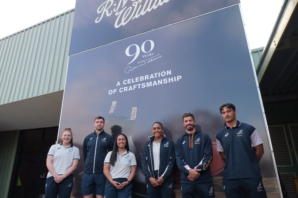 RJ Williams and Rugby Australia have today confirmed a multi-year partnership. Photo Supplied