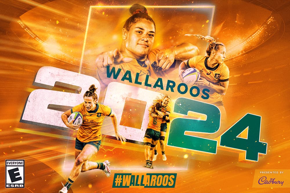 Wallaroos 2024 Squad Announcement Graphic