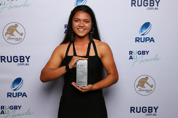 Rugby Australia Awards 2019 - Rookie of the year Alysia Lefau-Fakaosilea