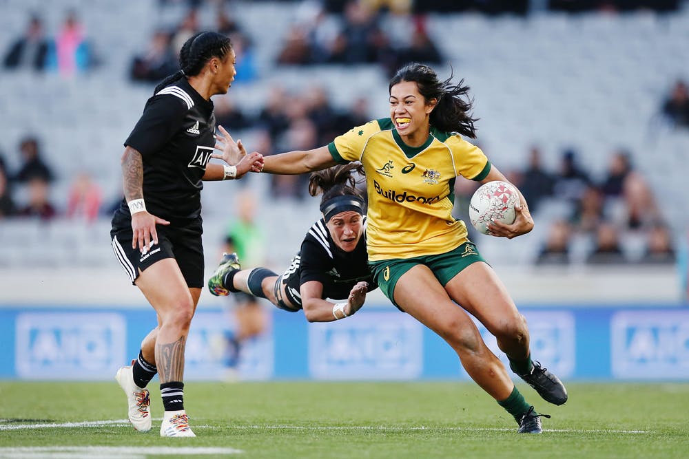 Atasi Lafai in action for the Wallaroos. Photo: Getty Images