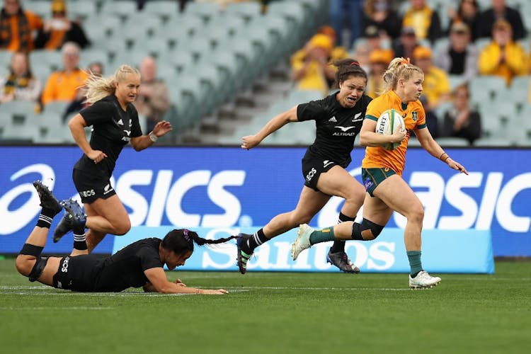 If the Wallaroos need any inspiration during at the upcoming Rugby World Cup in New Zealand in October, they only need to look at their teammate Georgina Friedrichs. Photo: Getty Images