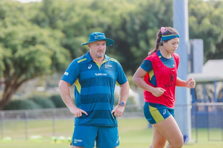 ay Tregonning is hoping a packed 2022 schedule can help fast-track the Wallaroos' World Cup preparation. Photo: Wallaroos Media