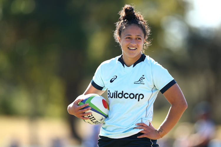 Leilani Nathan (pictured above) has been included in Australia's match-day 23 to face France this weekend. 